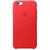 Husa de protectie Apple pentru iPhone 6s Plus, Piele, Red