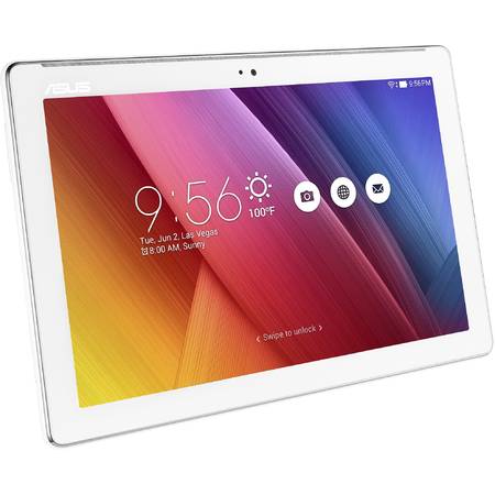 Tableta ASUS ZenPad 10 Z300M-6B036A, 10.1", Quad-Core 1.2GHz, 2GB RAM, 16 GB, IPS, Pearl White