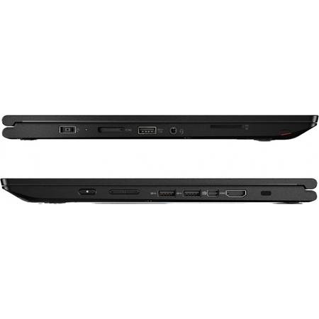 Laptop 2-in-1 Lenovo 14'' ThinkPad Yoga 460, FHD IPS Touch, Intel Core i5-6200U (3M Cache), 8GB, 192GB SSD, GMA HD 520, Win 10 Pro, Black