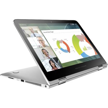 Laptop convertibil HP Spectre Pro x360 G2, 13.3 inch LED(1920x1080),Touchscreen, Intel Core i5-6200U (2.3GHz, up to 2.8GHz, 3MB), 8 GB, SSD 128GB, Windows 10 Pro 64