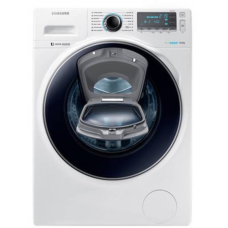 Masina de spalat rufe Samsung Eco Bubble AddWash WW80K7415OW/LE, 1400 RPM, 8 kg, Clasa A+++