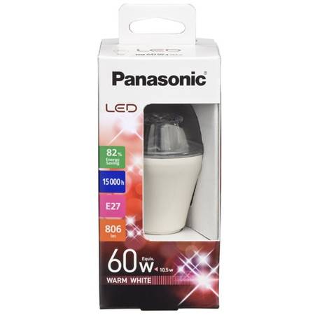 Bec LED PANASONIC LDAHV11LCE, 10.5W(60W), E27, lumina calda