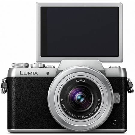 Camera foto mirrorless Panasonic DMC-GF7, 16Mp, 3 inch + obiectiv 12-32mm