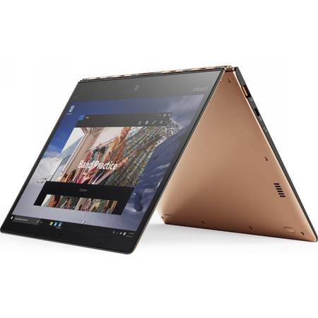 Laptop Lenovo Yoga 900S 12.5", QHD IPS Touch, Intel Core m7-6Y75, 8GB, 512GB SSD, GMA HD 515, Win 10 Home, Gold