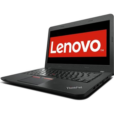 Laptop Lenovo ThinkPad E460, 14", Intel Core i3-6100U, 4GB, 500GB, GMA HD 520, FreeDos, Graphite Black