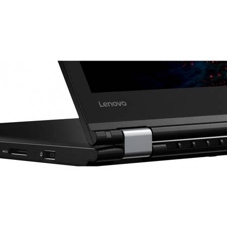 Laptop Lenovo ThinkPad Yoga 460 14'', FHD IPS Touch, Intel Core i7-6500U, 16GB, 240GB SSD, GMA HD 520, Win 10 Pro, Black