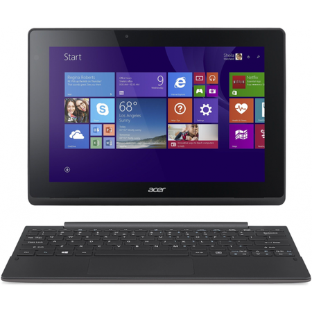 Laptop 2-in-1 Acer Aspire Switch 10 E, 10.1" WXGA Touch, Intel Atom Z3735F up to 1.83 GHz, 2GB, 64GB eMMC, GMA HD, Win 10 Home, Gray