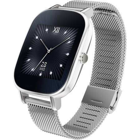 Smartwatch Asus ZenWatch 2 Otel Inoxidabil Argintiu+Curea Metal Argintiu