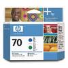HP C9408A INK 70 Printhead Blue and Green C9408A