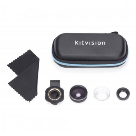 Set lentile smartphone 2 in 1 – Macro & Fish-eye, Kitvision KV21LENS