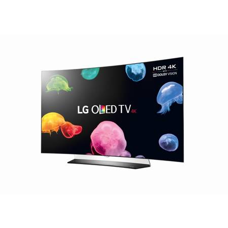 Televizor OLED Curbat OLED55C6V, Ultra HD Premium, 139cm, Smart webOS 3.0, Harman/Kardon