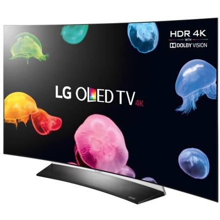 Televizor OLED Curbat OLED55C6V, Ultra HD Premium, 139cm, Smart webOS 3.0, Harman/Kardon