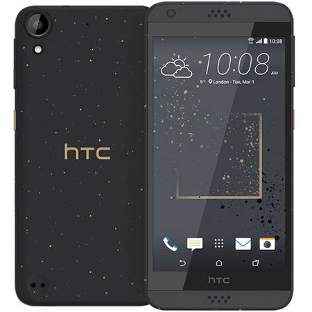 Telefon Mobil HTC Desire 630 Dual Sim 16GB LTE 4G Negru Auriu Remix