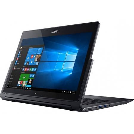 Laptop 2-in-1 Acer 13.3" Aspire R7-372T-743X, WQHD Touch, Intel Core i7-6500U (4M Cache, up to 3.10 GHz), 8GB, 512GB SSD, GMA HD 520, Win 10 Home, Gray