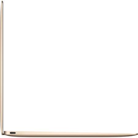 Laptop Apple MacBook 12 Intel Dual Core M5 1.20GHz, 12", Retina, 8GB, 512GB SSD, Intel HD Graphics 515, OS X El Capitan, RO KB, Gold