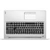 Laptop Lenovo 15.6'' IdeaPad 510, FHD IPS, Intel Core i7-6500U, 8GB, 500GB, GeForce 940MX 4GB, FreeDos, White