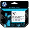 HP CE020A Ink 771 Printhead Photo Black and Light Gray, Works with: HP DesignJet Z6200 CE020A