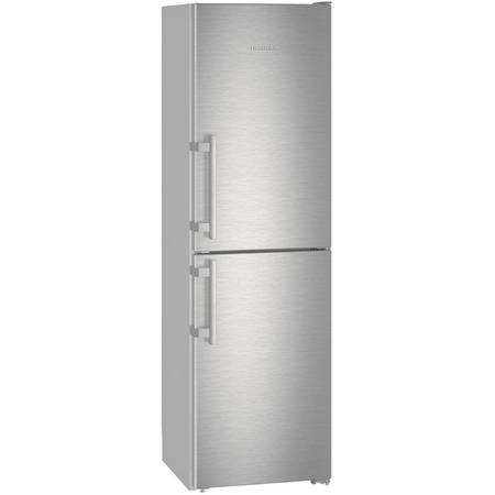 Combina frigorifica Cnef 3915, 340 L, Clasa E, NoFrost, Argintiu