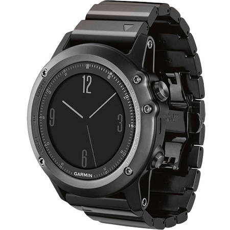 Smartwatch Garmin Fenix 3 Sapphire GPS Curea Metal Negru