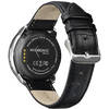 Smartwatch MyKronoz  ZeRound Premium Curea Piele + Curea Silicon Negru