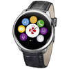Smartwatch MyKronoz  ZeRound Premium Curea Piele + Curea Silicon Negru