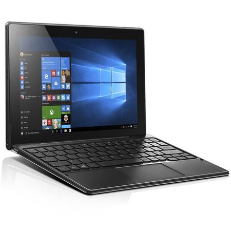 Laptop 2-in-1 Lenovo 10.1" Ideapad Miix 310, WXGA IPS Touch, Intel Atom x5-Z8350 (2M Cache, up to 1.92 GHz), 2GB, 64GB eMMC, GMA HD, Win 10 Home, Silver