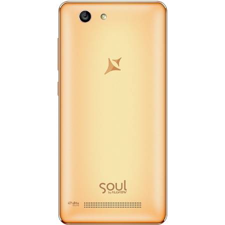 Telefon mobil Allview X3 Soul Lite, Dual SIM, 16GB, 4G, Gold