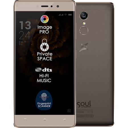 Telefon mobil Allview X3 Soul Style, Dual SIM, 32B, 4G, Gold