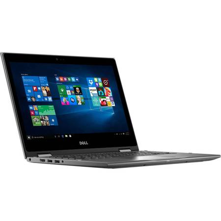 Laptop 2 in 1 Dell Inspiron 5368 Intel Core i3-6100U 2.30GHz, 13.3", Touchscreen, Full HD, 4GB, 500GB, Intel HD Graphics, Wi-Fi, Bluetooth, Windows 10 Home, Grey