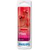Casti audio In-Ear cu microfon Philips SHE3705RD/00