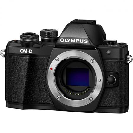 Aparat foto mirrorless Olympus OM-D E-M10II 1442 IIR, Black + Obiectiv 14-42mm EZ-M1442 IIR, Black