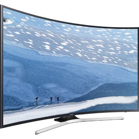 Televizor LED Curbat Samsung, 163 cm, 65KU6172, 4K Ultra HD, Smart