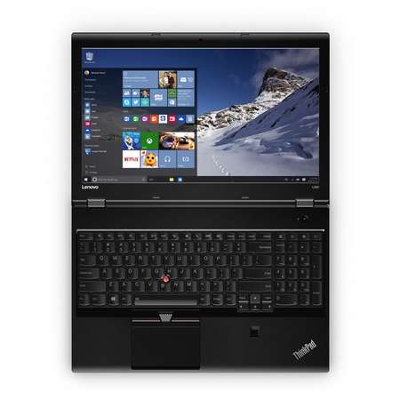 Laptop Lenovo 15.6'' ThinkPad L560, FHD IPS, Intel Core i5-6300U, 8GB, 500GB + 8GB SSH, GMA HD 520, Win 10 Pro, Black