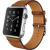 Apple Watch Hermes Watch 1 Otel Inoxidabil 38MM si Curea Piele Single Tour Maro