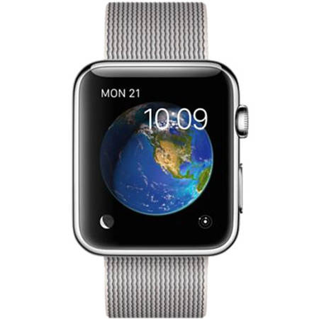 Apple Watch 1 Otel Inoxidabil Argintiu 42 MM Si Curea Argintie Pearl