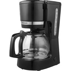 Cafetiera Heinner HCM-800BK, 800W, 1.5L, sistem anti- picurare, functie mentinere cald, indicator nivel apa, Negru