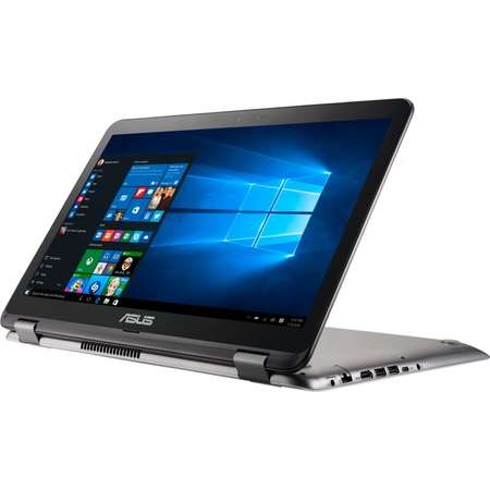 Laptop 2-in-1 ASUS 15.6" VivoBook Flip TP501UQ, Intel Core i7-6500U ,4GB, 1TB, GeForce 940MX 2GB, Win 10 Home, Silver Gray