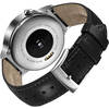 Smartwatch Huawei 42MM Otel Inoxidabil Argintiu si Curea Piele Neagra