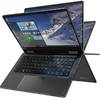 Laptop 2-in-1 Lenovo 14'' Yoga 710, FHD Touch, Intel Core i5-7200U, 8GB, 512GB SSD, GMA HD 620, Win 10 Home, Black