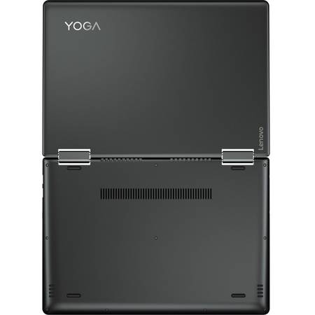 Laptop 2-in-1 Lenovo 14'' Yoga 710, FHD Touch, Intel Core i5-7200U, 8GB, 512GB SSD, GMA HD 620, Win 10 Home, Black