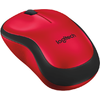 Logitech Mouse Wireless M220 SILENT, Red