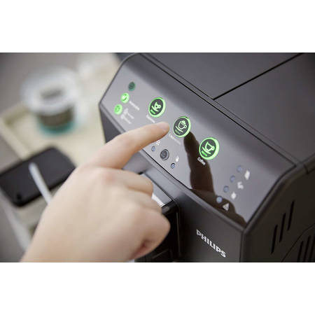 Espressor automat HD8829/09, 1850 W, sistem automat Easy Cappuccino, rasnite ceramice, boiler incalzire rapida, 15 bar, 1.8 l, negru