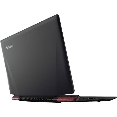 Laptop Lenovo Gaming 15.6'' Ideapad Y700, FHD IPS, Intel Core i7-6700HQ, 8GB, 256GB SSD, GeForce GTX 960M 4GB, FreeDos, Black