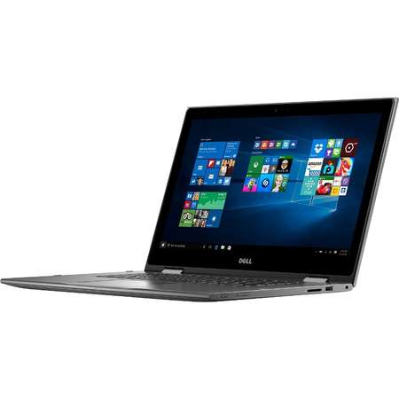 Laptop 2-in-1 DELL 15.6'' Inspiron 5578 (seria 5000), FHD IPS Touch, Intel Core i5-7200U , 8GB, 256GB SSD, GMA HD 620, Win 10 Home, Grey