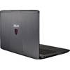 Laptop ASUS Gaming 15.6'' ROG GL552VX, FHD IPS, Intel Core i7-6700HQ, 16GB, 1TB 7200 RPM + 128GB SSD, GeForce GTX 950M 4GB, FreeDos, Grey, versiunea metalica