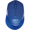 Logitech Mouse Wireless M330 SILENT PLUS, blue