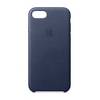 Husa Apple iPhone 7 Leather Case Midnight Blue
