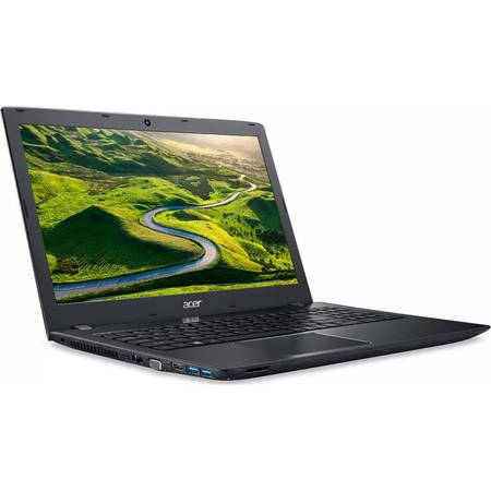 Laptop Acer 15.6'' Aspire E5-575G, FHD, Intel Core i5-7200U, 4GB, 256GB SSD, GeForce 940MX 2GB, Linux, Black