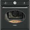 Smeg Cuptor COLONIALE 6 functii electric antracit/acc. arg. Pizza