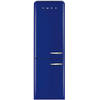 SMEG combina frigorifica RETRO 50 229 l / 75 l albastru